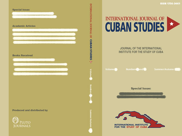 IISC - International Journal of Cuba Studies - Cover Image